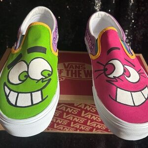 Custom Fairly Odd Parents Vans Flat Shoes